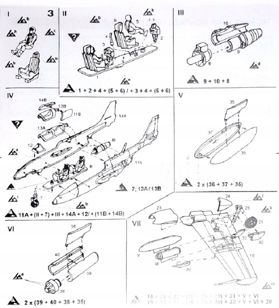 Model do sklejania Plastyk S-047 samolot TS-11 Iskra R Navy