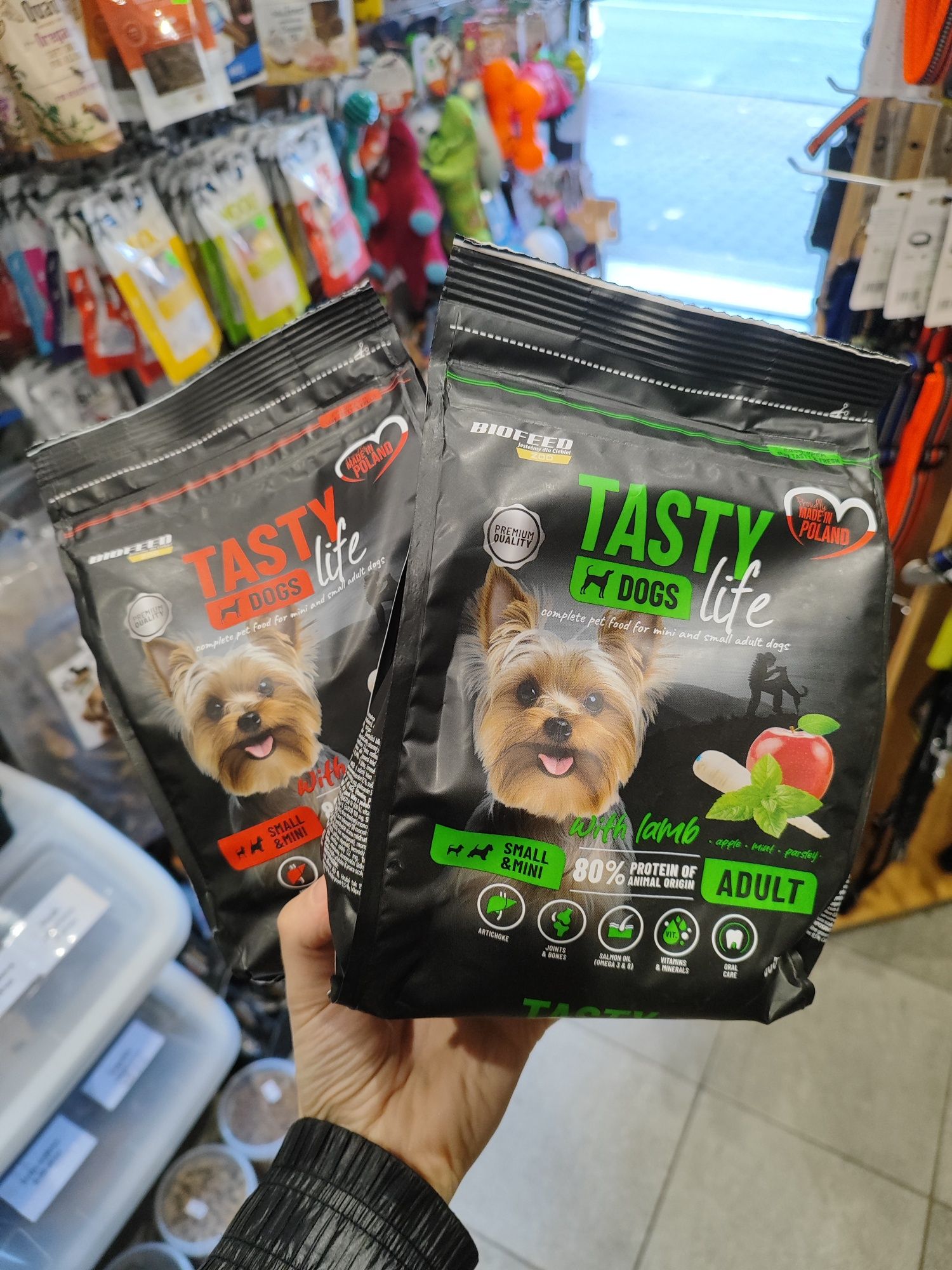 Sucha karma z jagnięcina dla psów małych ras york chihuahua 600g