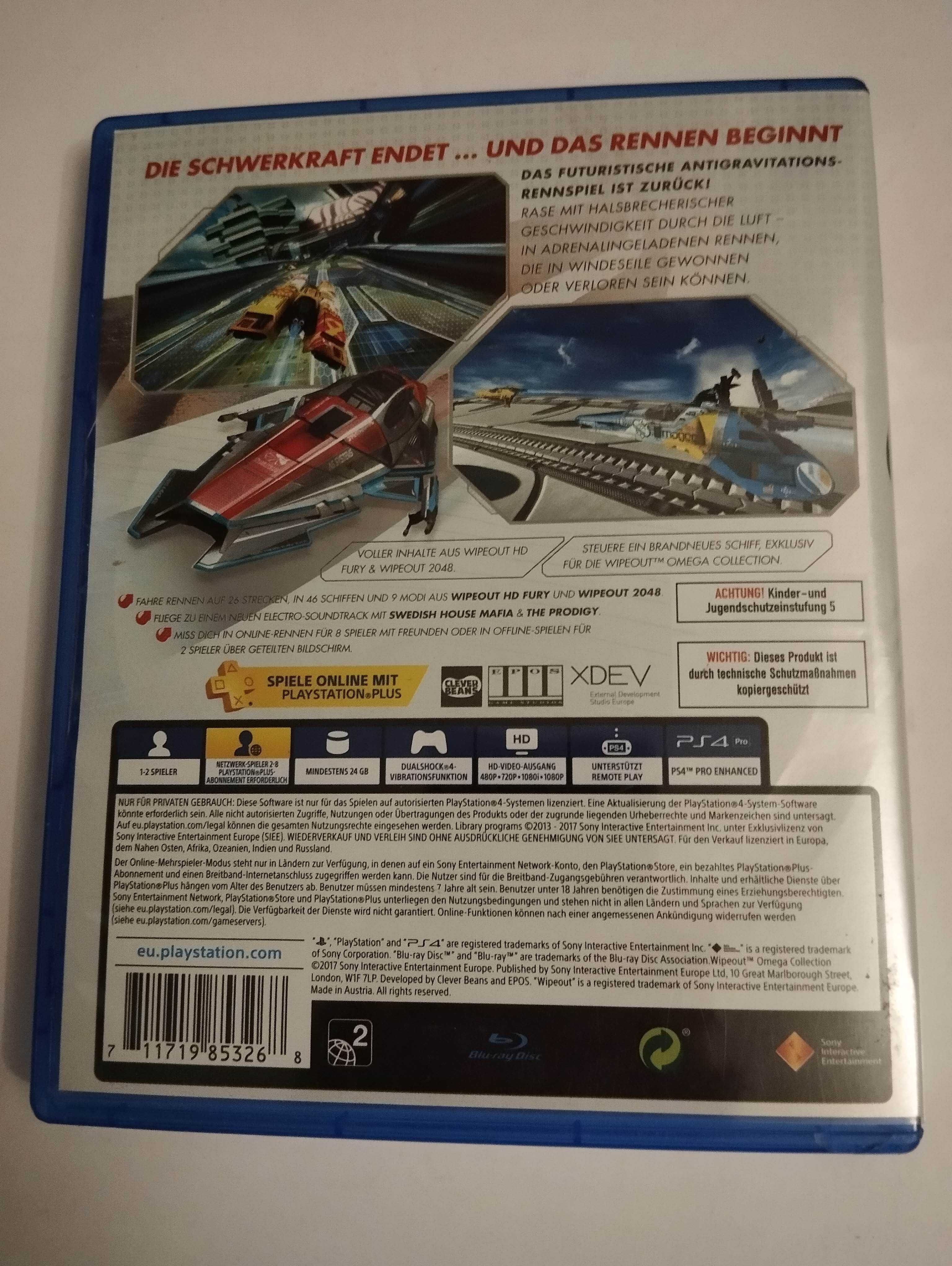 WipEout Omega Collection - PS4 PS5 - j.polski, duży wybór gier