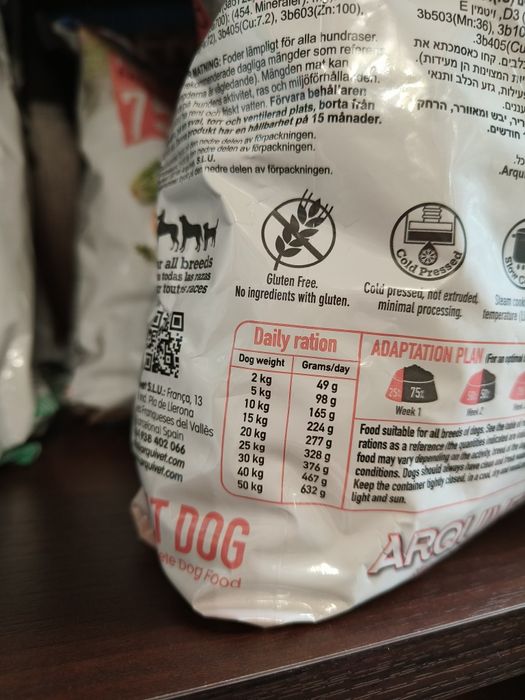 Arquivet fresh Łosoś indyk 2,5 kg + GRATIS Półwilgotna karma dla psów.