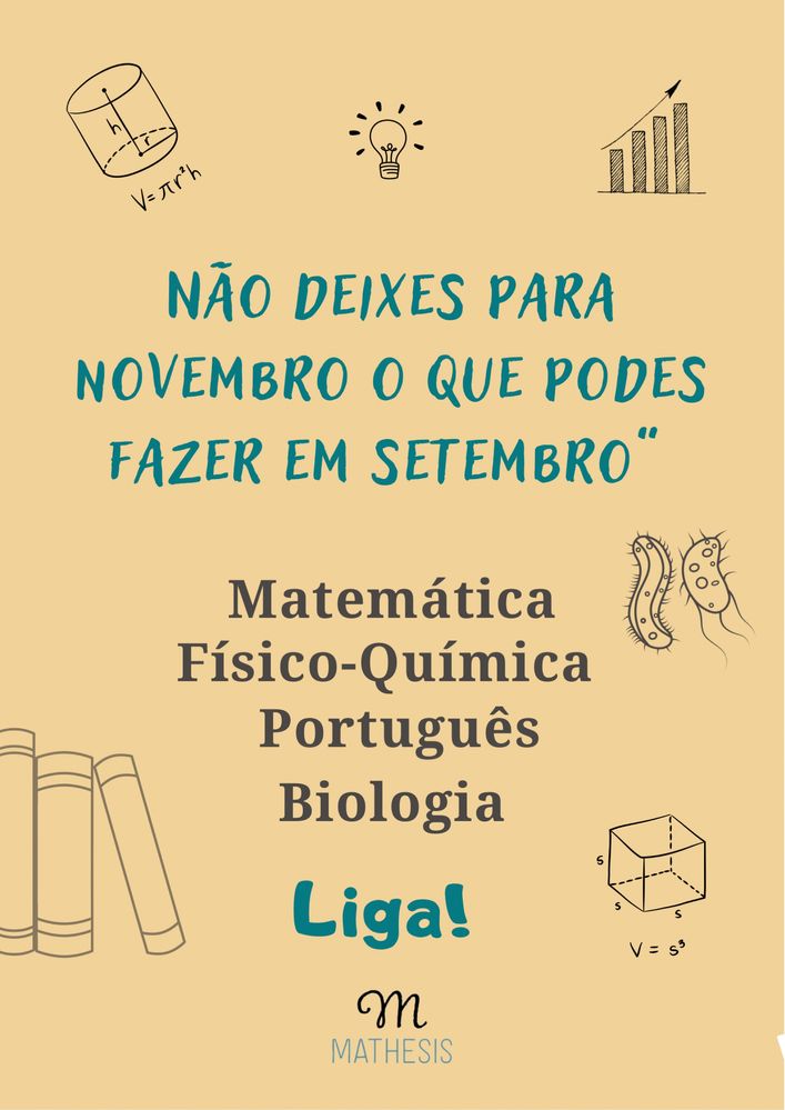 Explicações PORTUGUÊS, MATEMÁTICA e F-Q