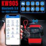 Interfejs Konnwei KW905 Czerwony ELM327 OBD2 Bluetooth 5.0 ANDROID iOS
