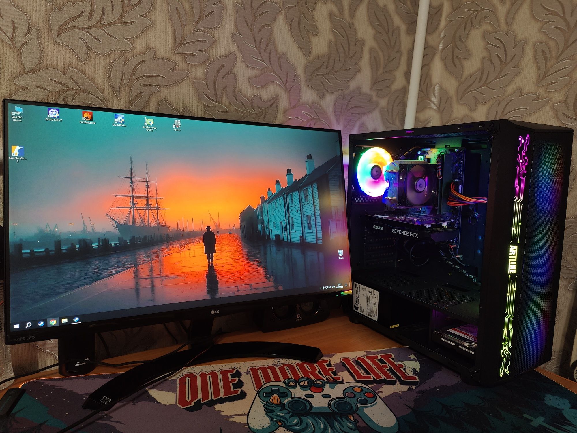 Игровой ПК+монитор LG 27"/i5-9400f/GTX 1650/ 16 OZU/ SSD+HDD