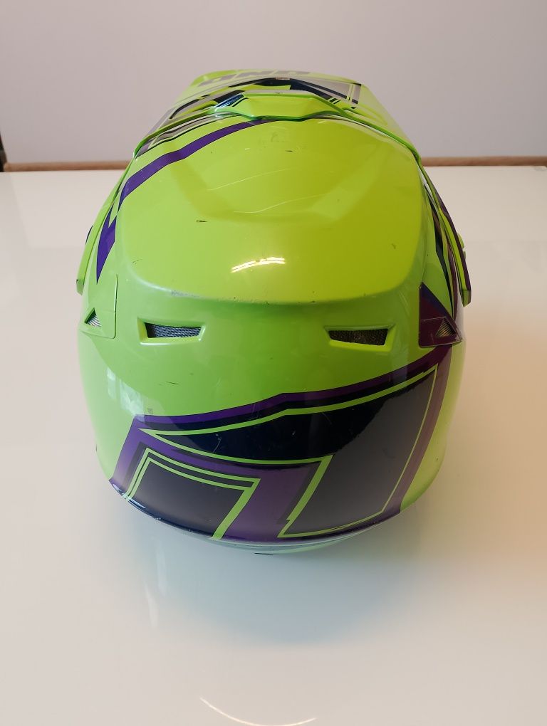 Kask ONE dziecięcy motocyklowy rowerowy