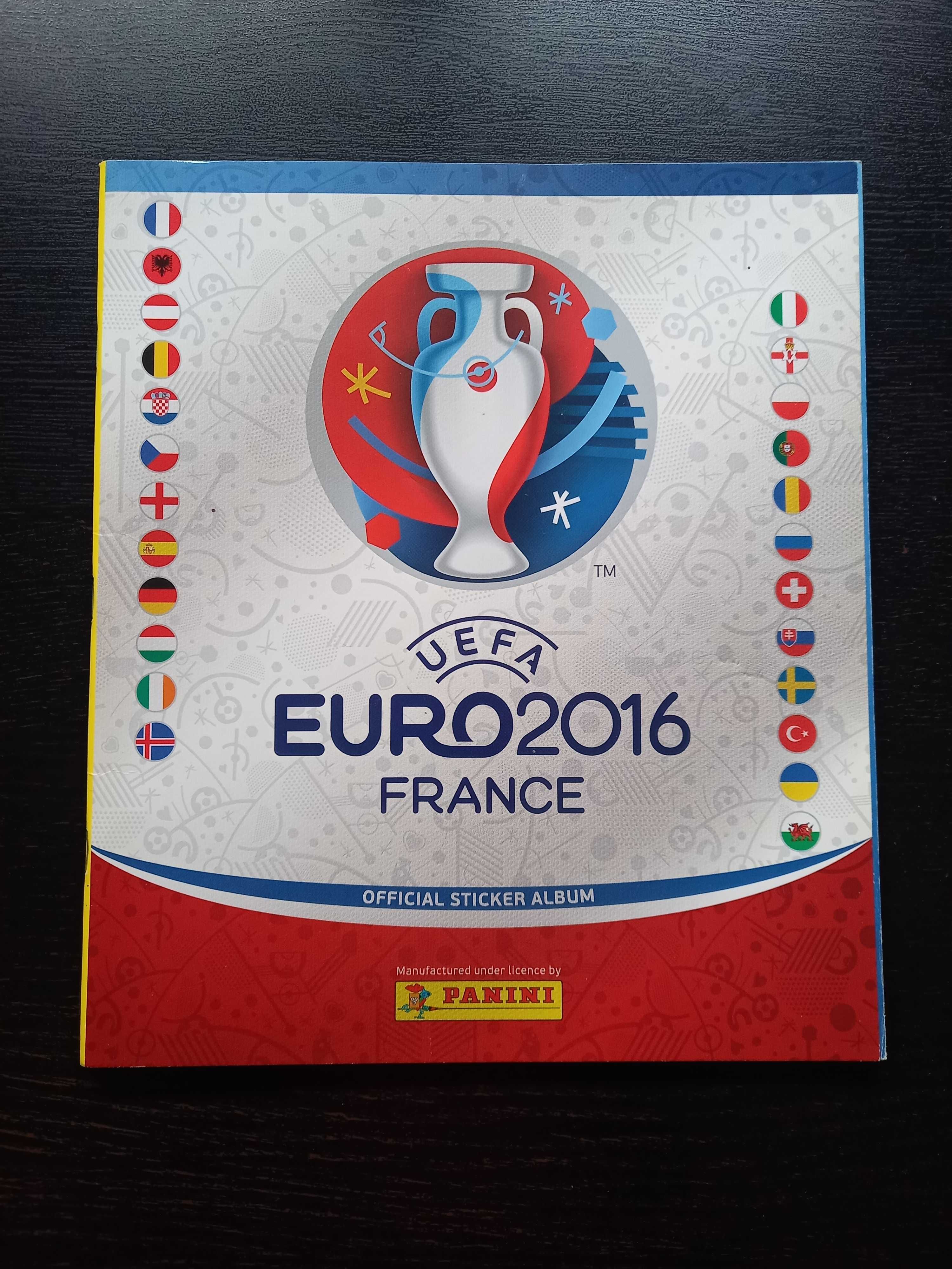 Cromos de futebol UEFA Euro France 2016 da Panini