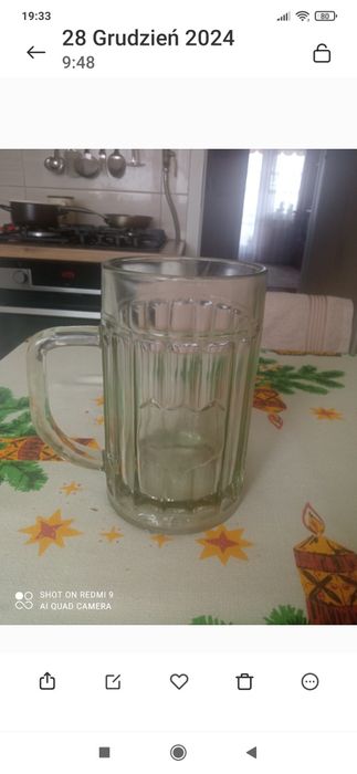 Sprzedam duży kufel z czasów PRL