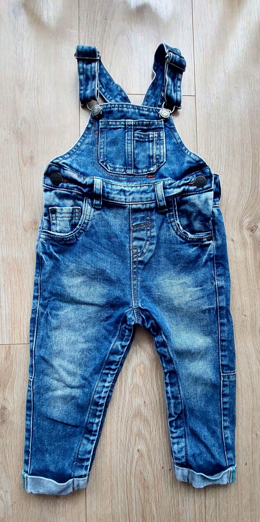 Ogrodniczki jeansowe chłopięce 92cm