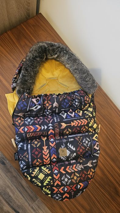 Śpiworek Zimowy Lanila z Futrem S/M (0-1 roku)