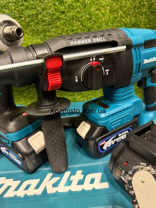 Набір 6в1 Акб Makita 48VШуруповерт,Гілкоріз,УШМ,Перф,Гайковерт,Дискова