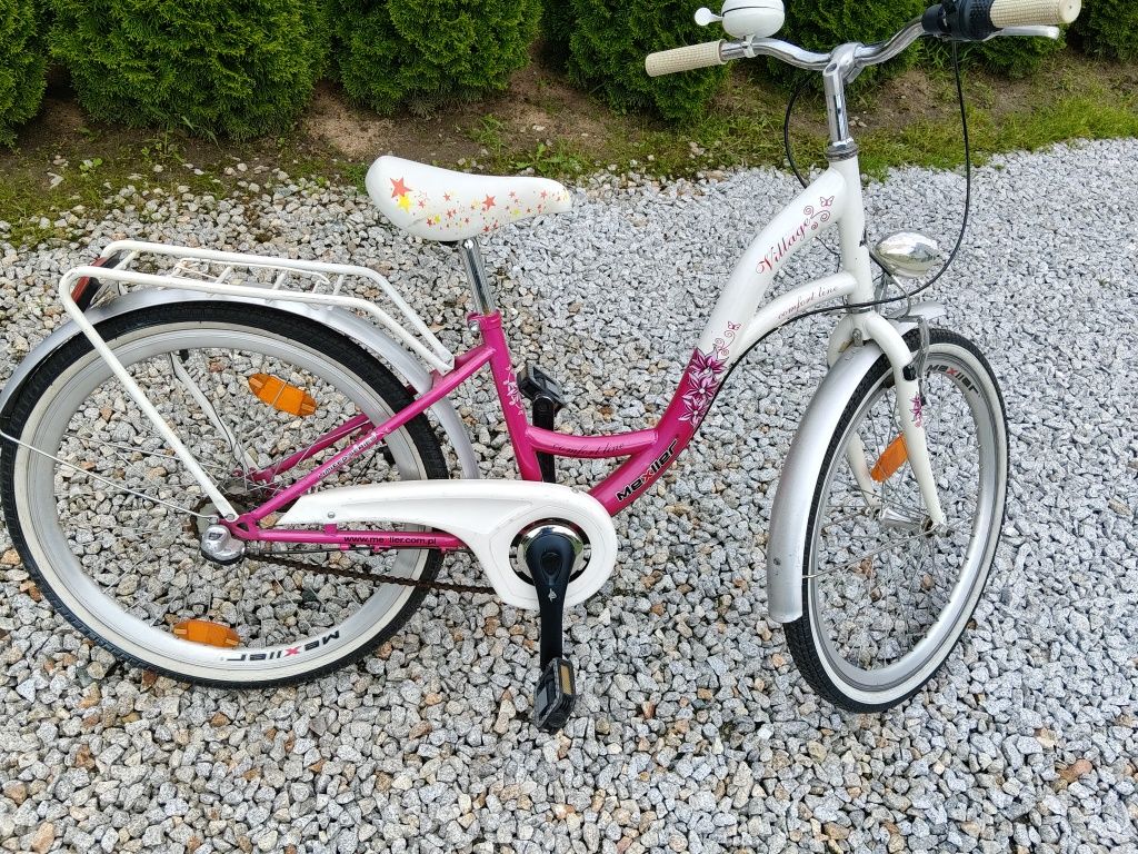 Rower 24 dla dziecka  ,łabondek, przerzutka Nexus 3biegi