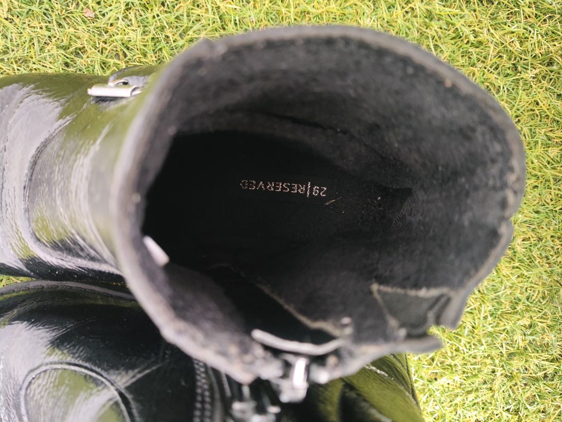 Buty jesienne kozaki trzewiki Reserved sztyblety buty za kostkę półbut