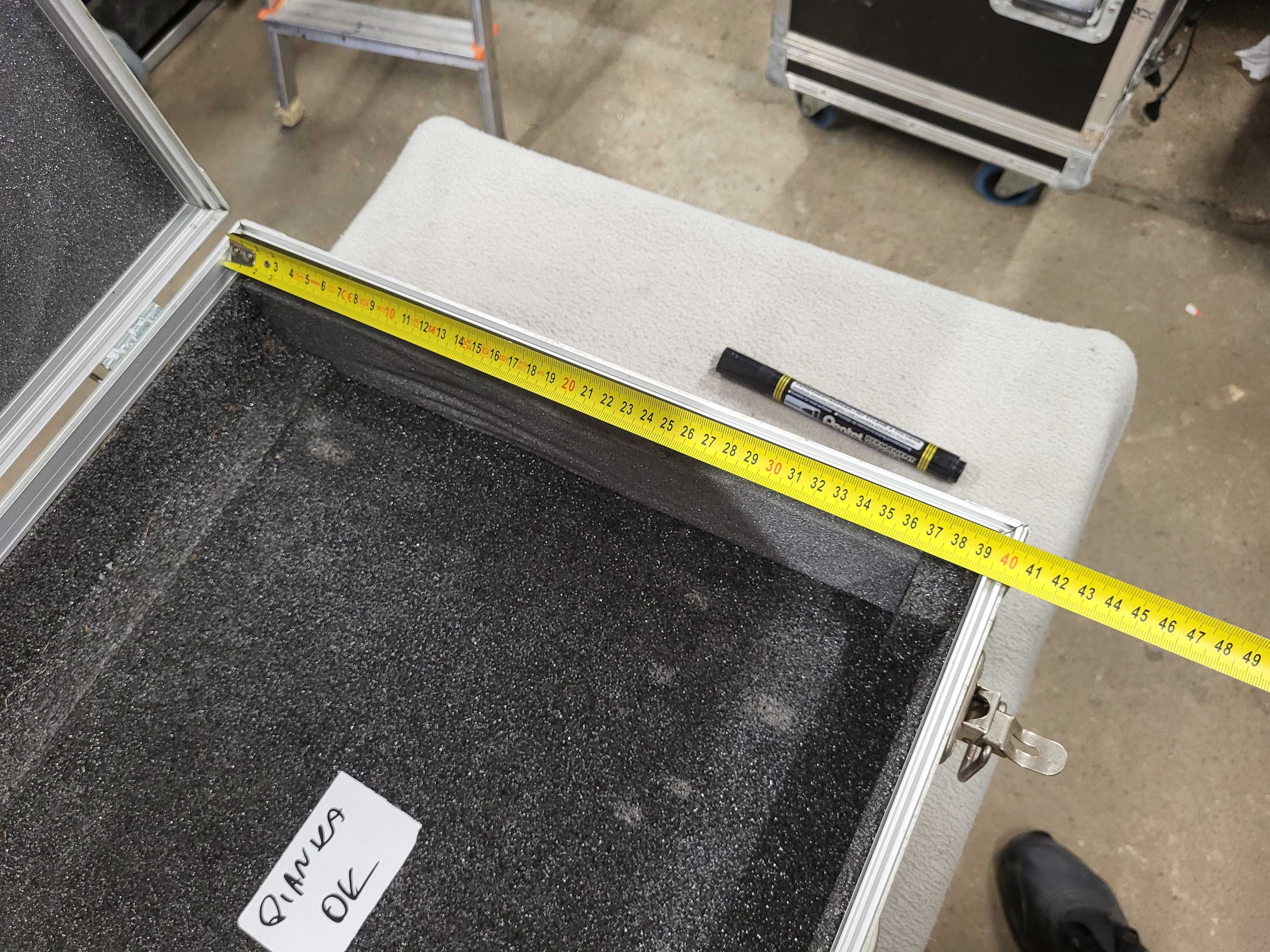 Walizka 39x46x8 flightcase kejs flight case // R15