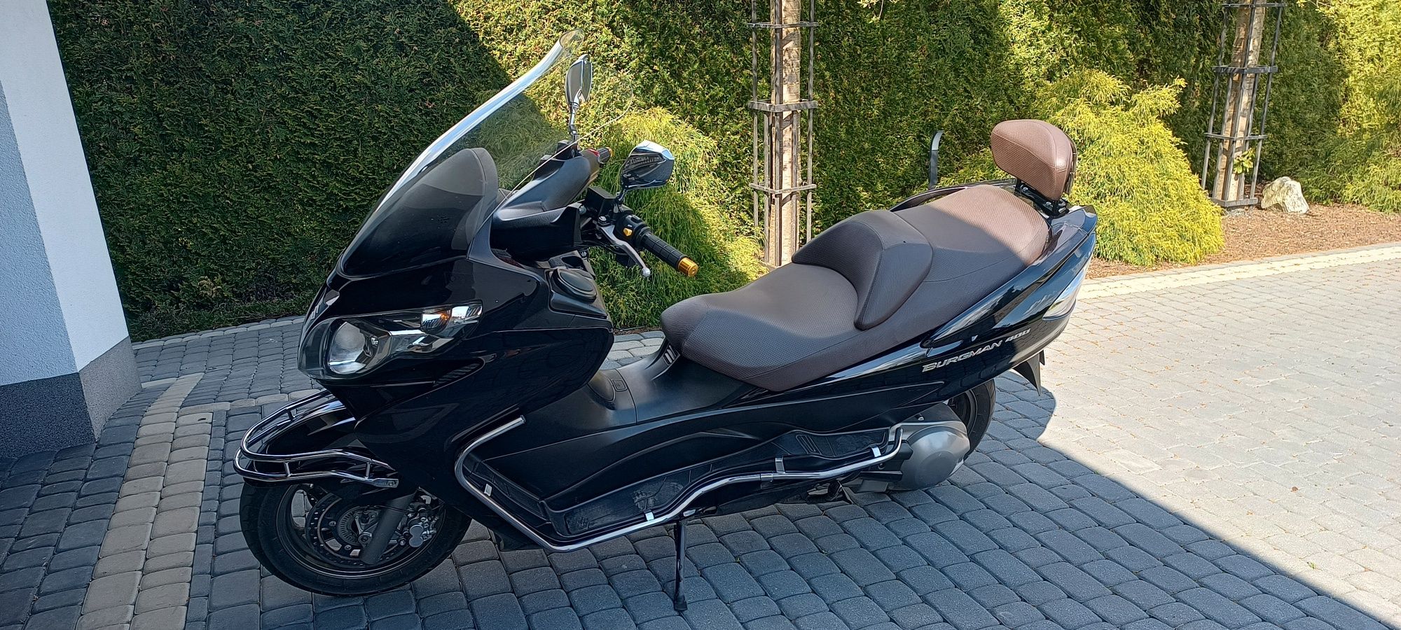 Suzuki Burgman 400 wersja limitowana, podgrzewane manetki, 650 Majesty