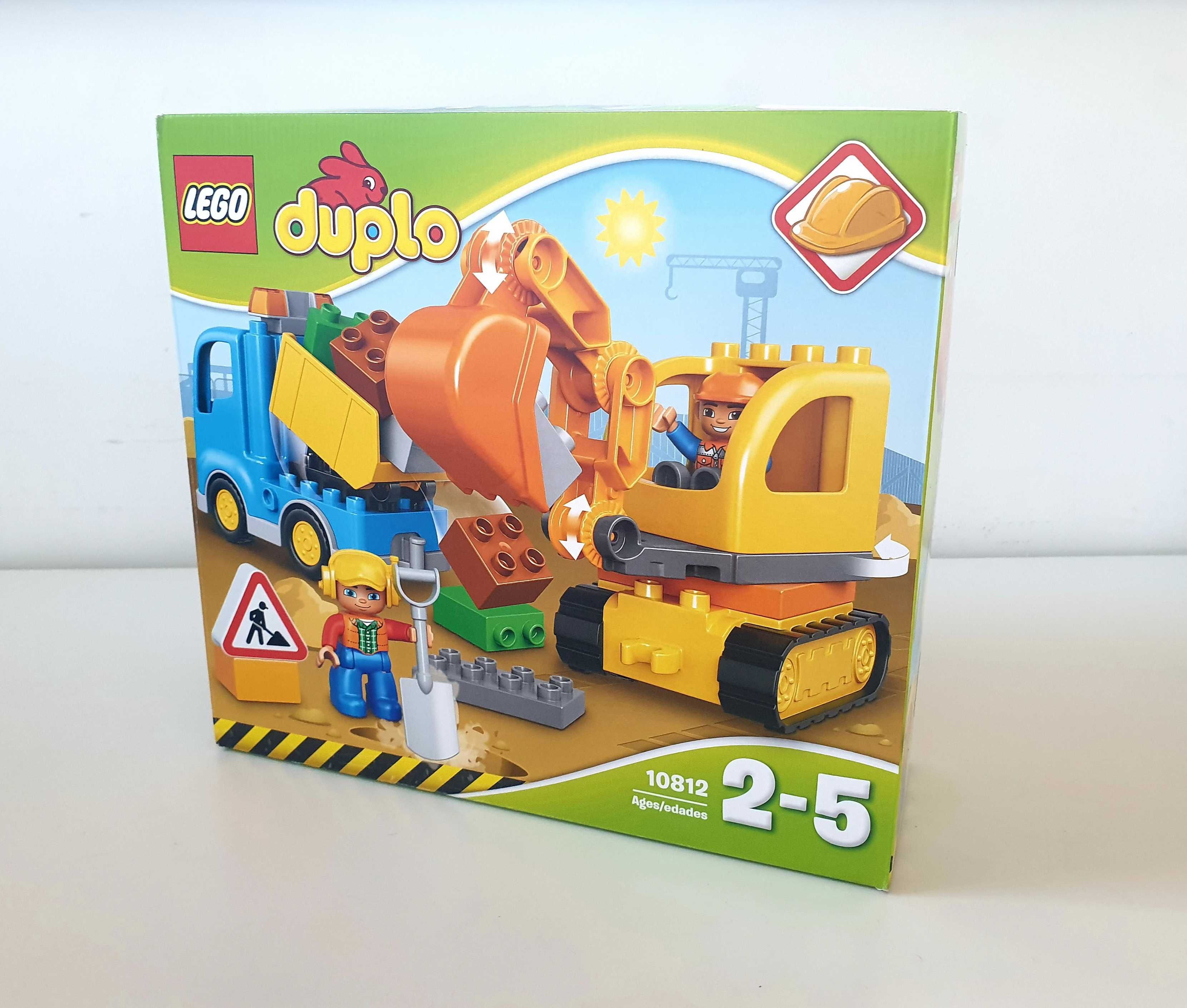 LEGO DUPLO Ciężarówka i koparka gąsienicowa 10812 KOMPLETNY