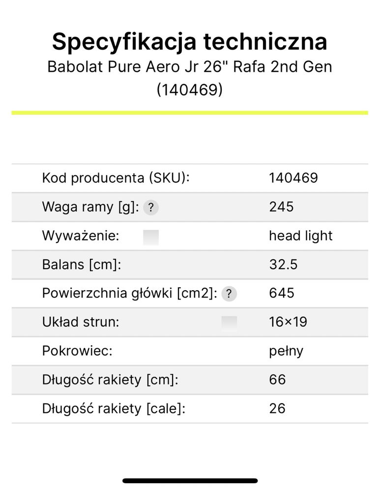 Babolat Pure Aero Jr 26" Rafa 2nd Gen