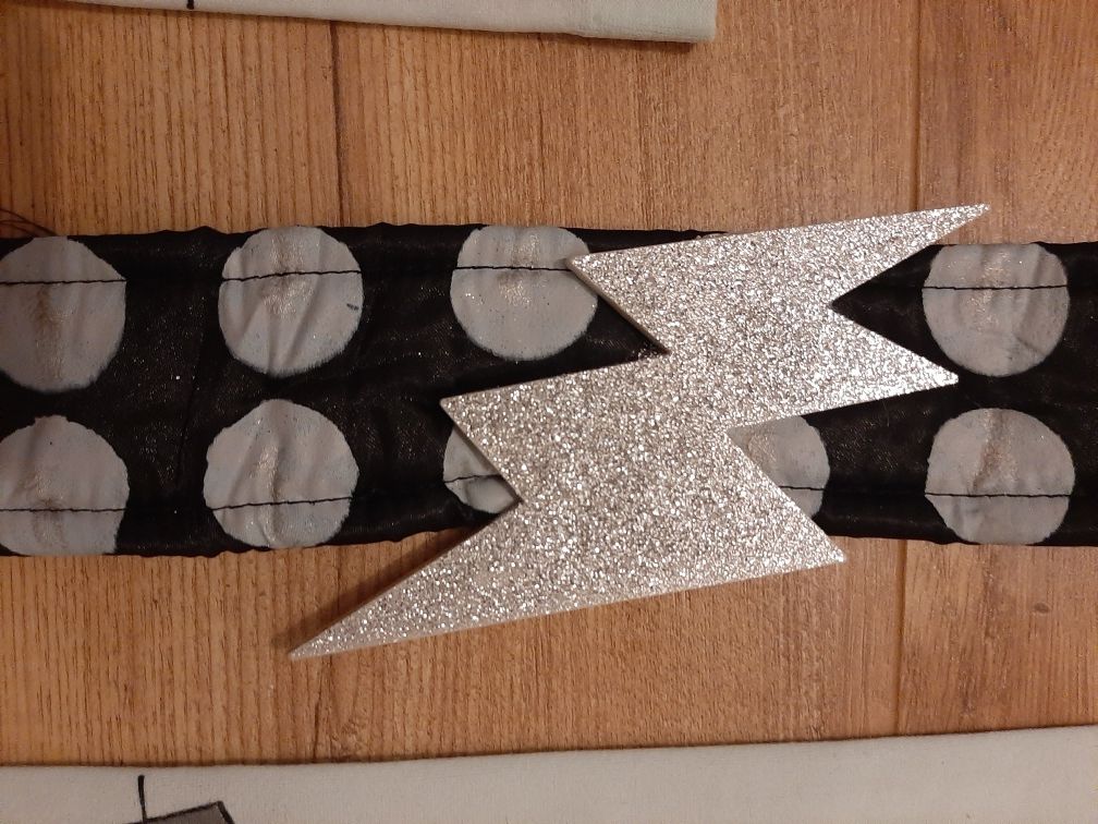 Strój Monster High kostium Franke Stein sukienka trup mroczna lalka 98