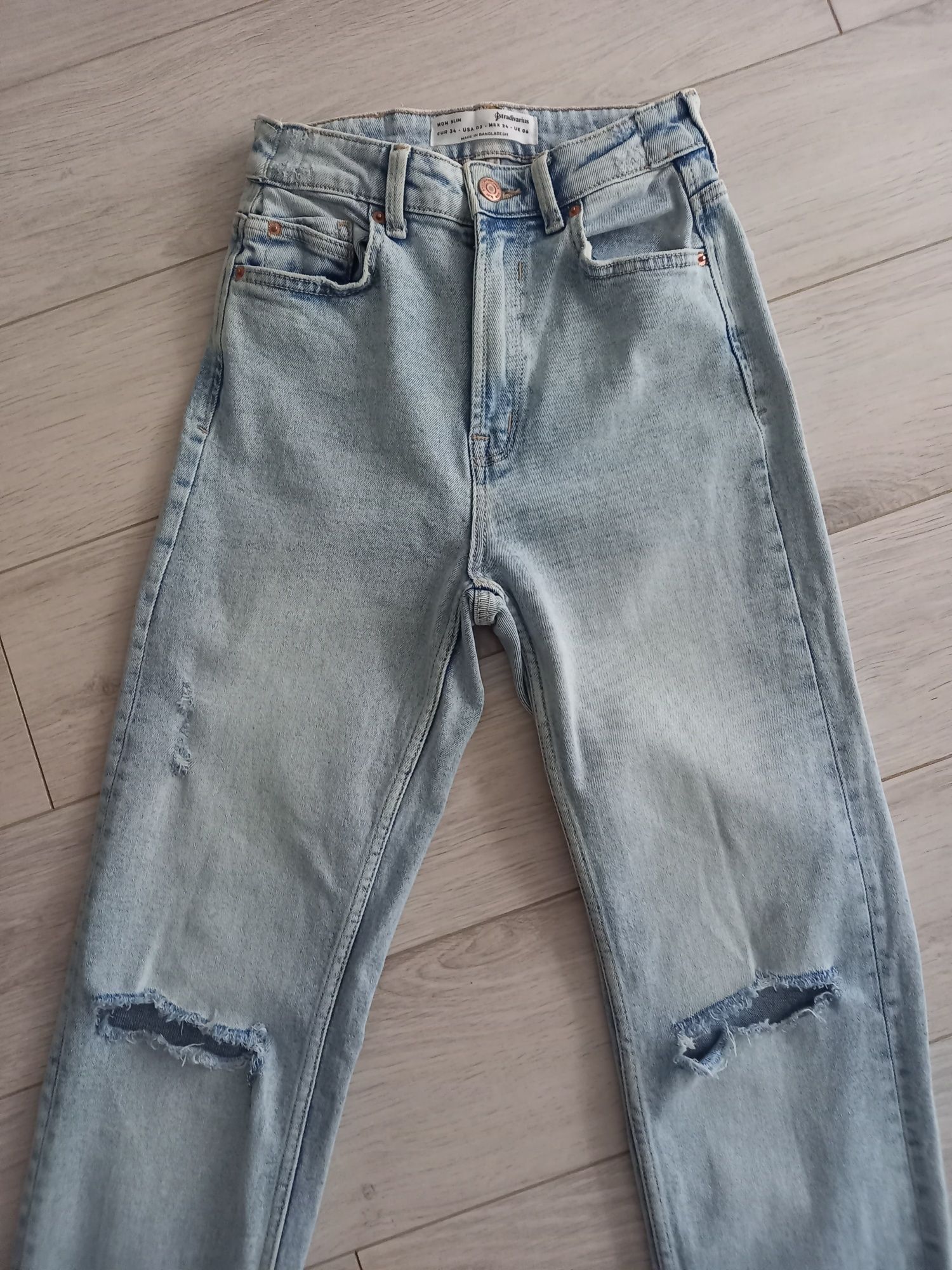 Stradivarius spodnie jeans rozmiar 34