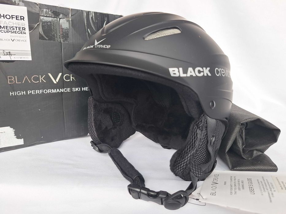 Kask narciarski Black Crevice Ischgl Matt Black L 59-60cm
