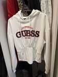 Корсетне біле оверсайз кофта світшот худі гес guess