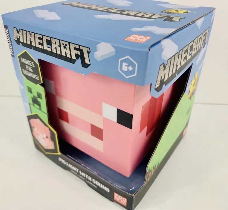 Lampka Minecraft Pig z dźwiękiem Figurka Nowa Prezent Gadżet Poznań