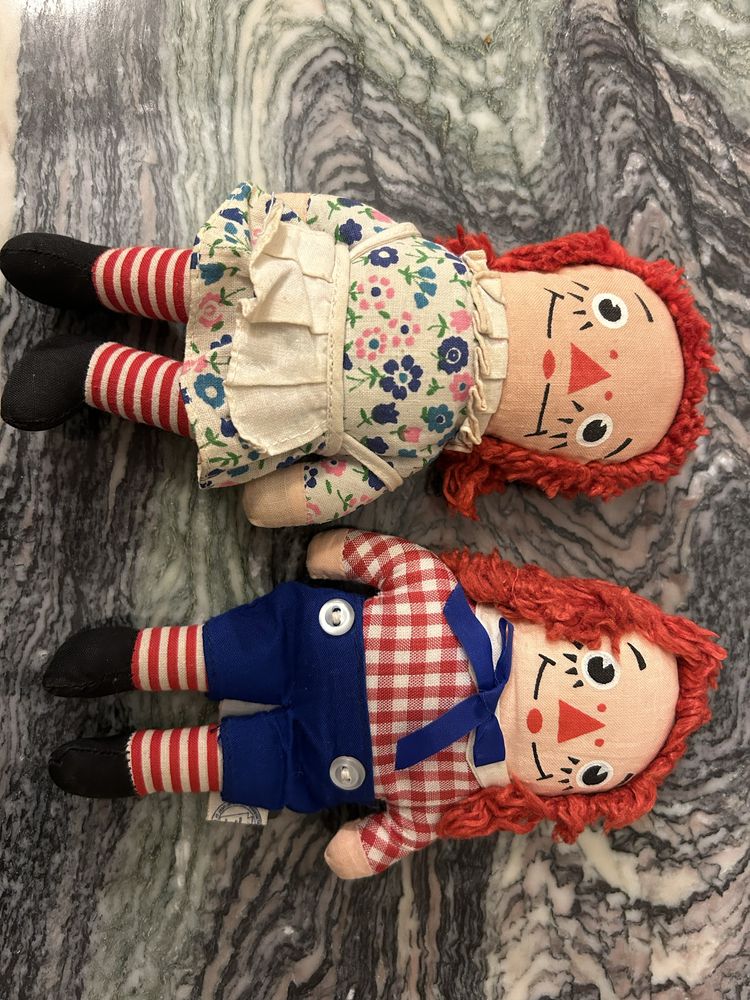Knickerbocker  Raggedy Andy & Raggedy Ann lalki kolekcjonerskie