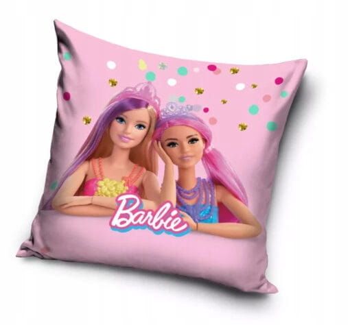 Kocyk dziecięcy koc polarowy + poduszka Barbie 100x140cm