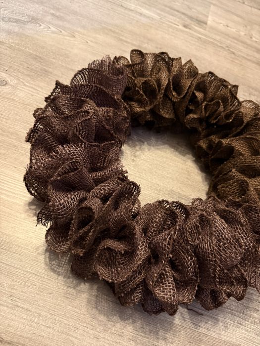 Wianek z juty handmade 42 cm