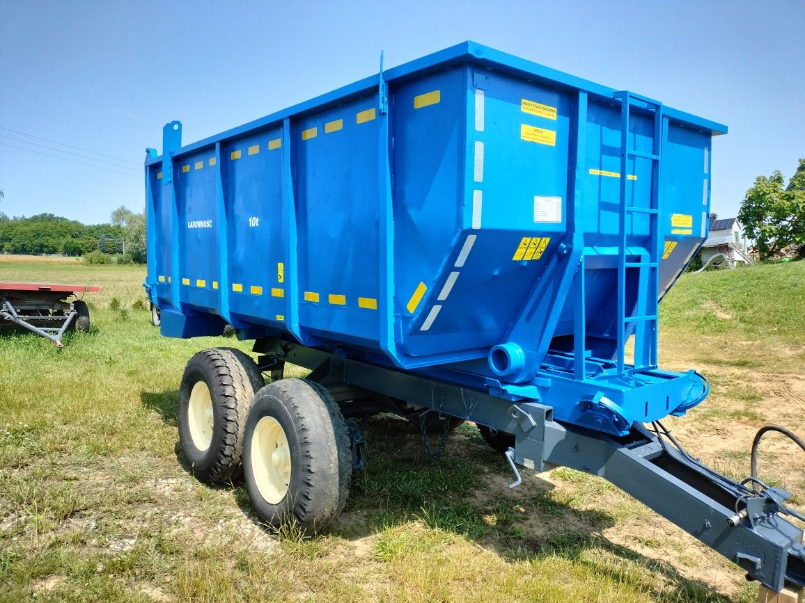 Przyczepa skorupa, tandem 10t
