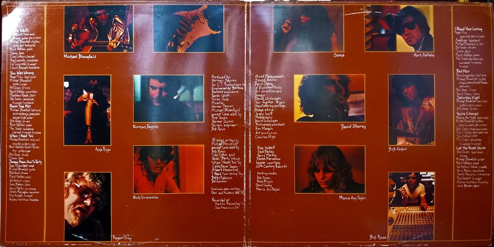 Michael Bloomfield Count Talent And The Originals LP Winyl Gat 197 rez