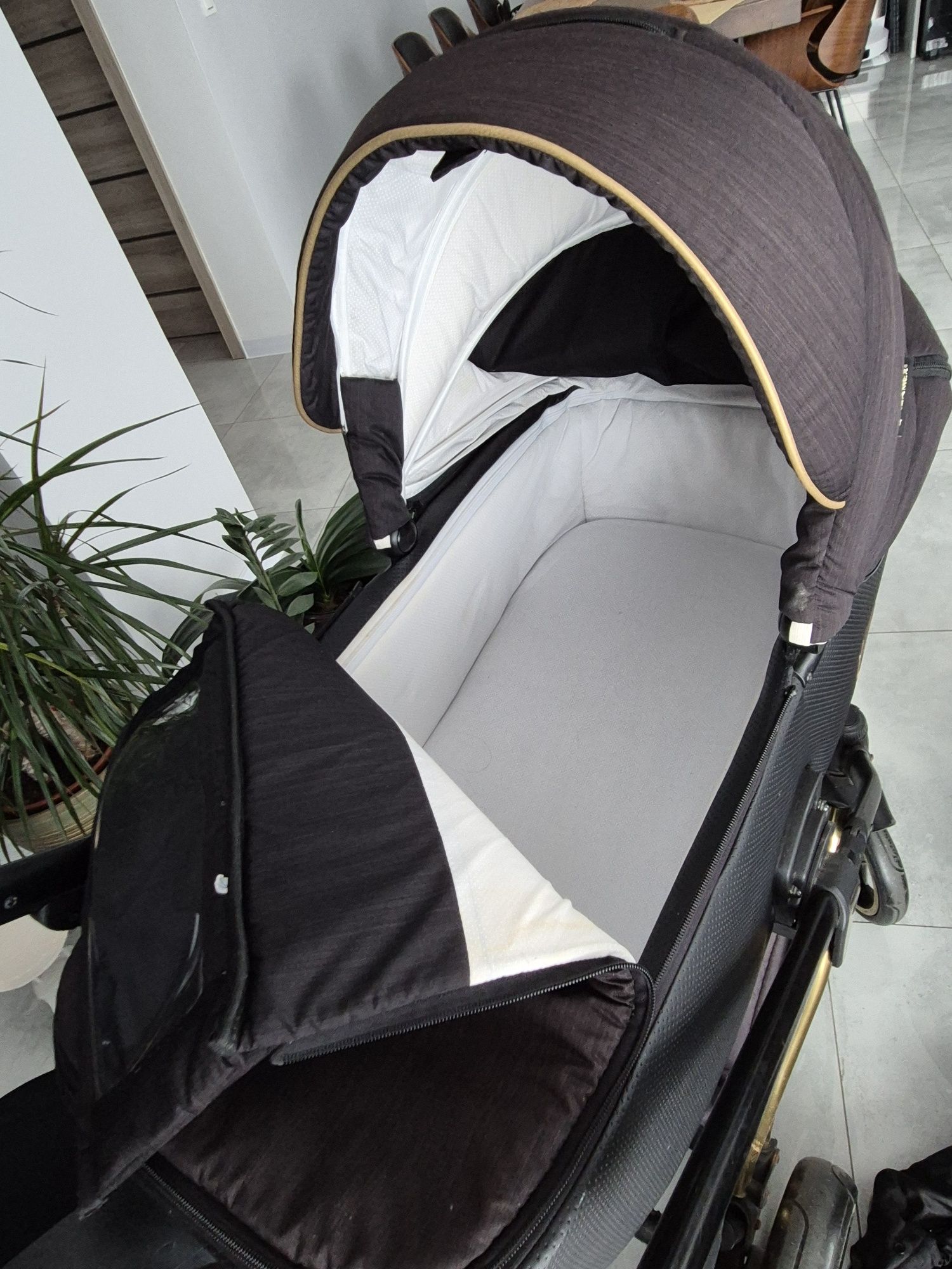 Zestaw Wózek dziecięcy 3w1 Gondola Nosidełko Spacerówka Cybex Adamex