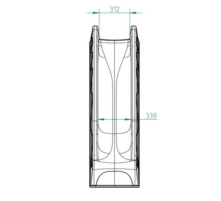 Escorrega XL, 150cm de altura