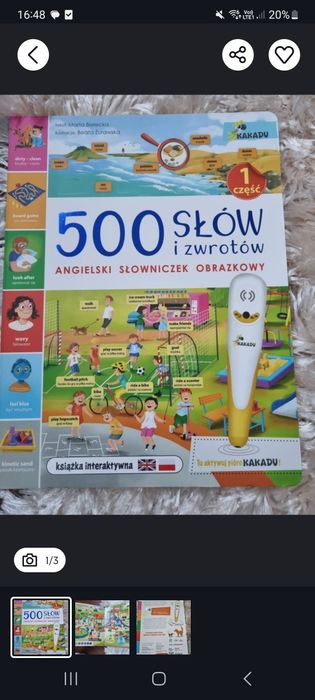 Kakadu ksiazka 500 słów I zwrotow