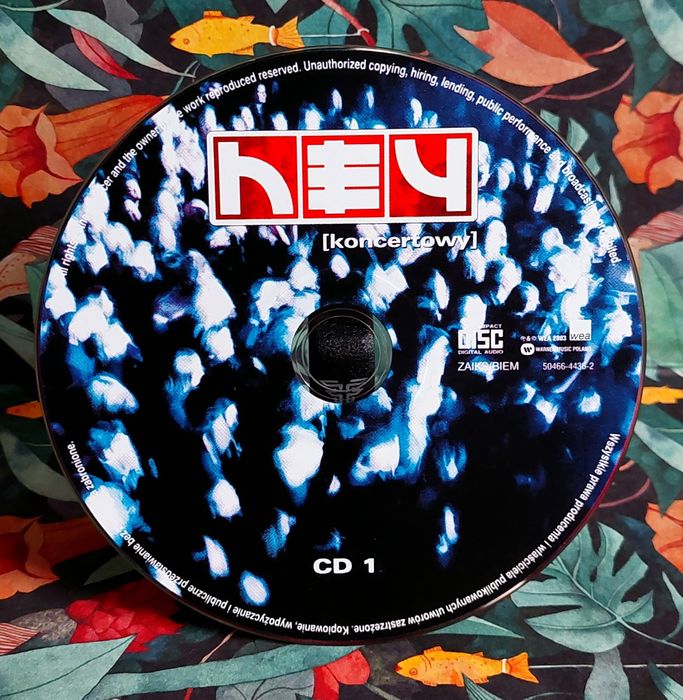 Hey [koncertowy] Nosowska live na żywo 2CD sic teledyski Janerka