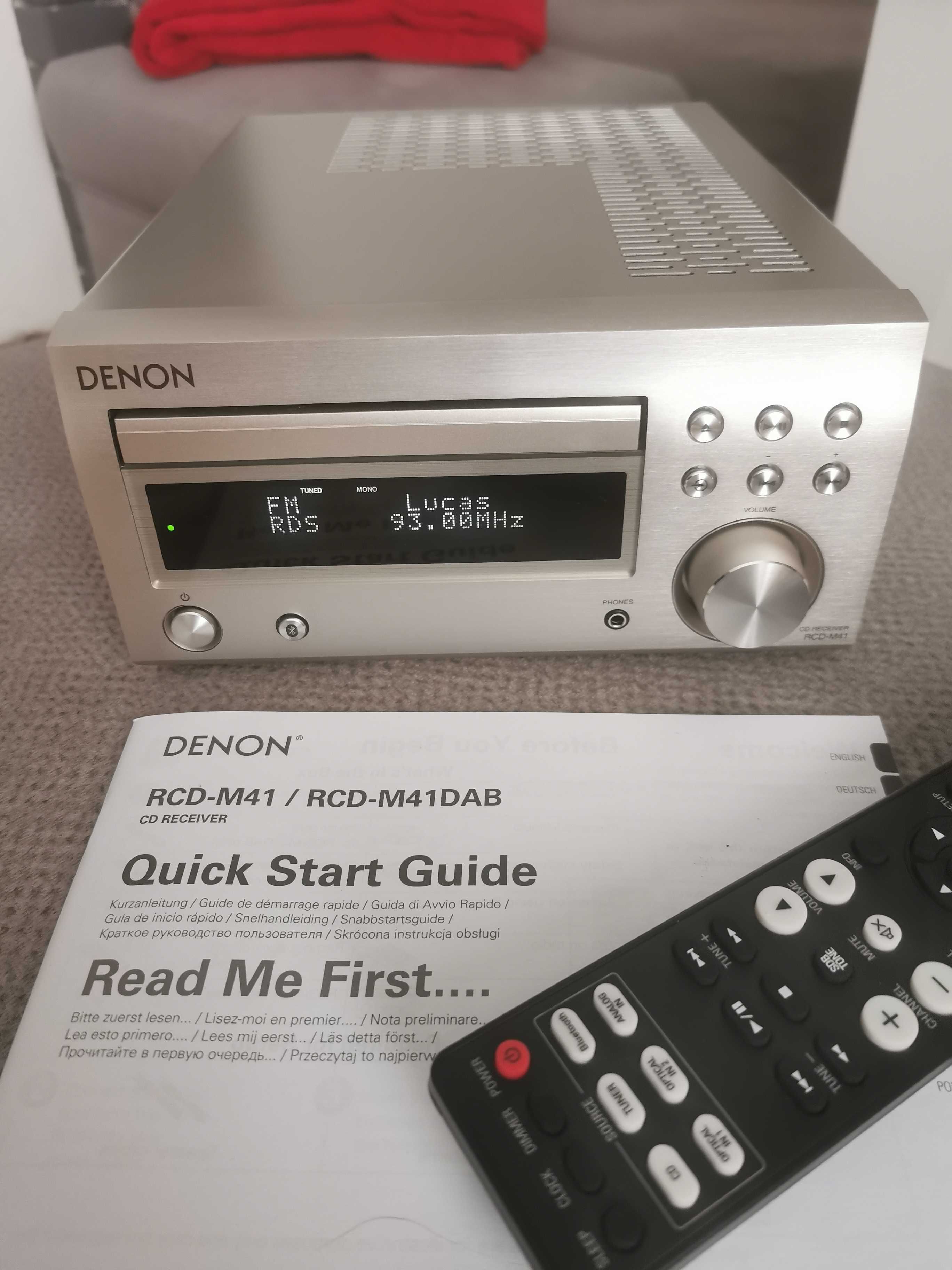 Amplituner Denon RCD-M41 na gwarancji 12 miesięcy