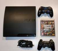 Konsola PS3 250gb Pady GTA 5 kable zestaw