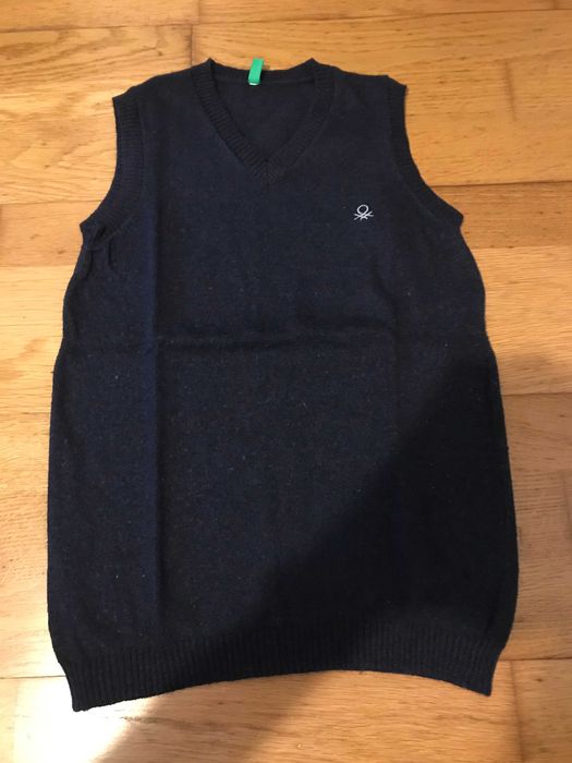 Pullover de Lã Benetton, Tam. 8/9 Anos Como Novo