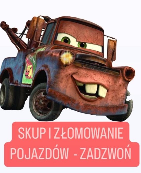 Skup kasacja złomowanie demontaż aut skuter kalisz stawiszyn zbiersk