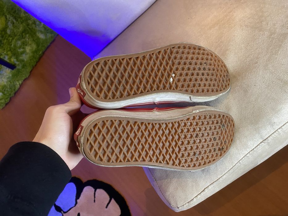 Vans classicas vermelhas