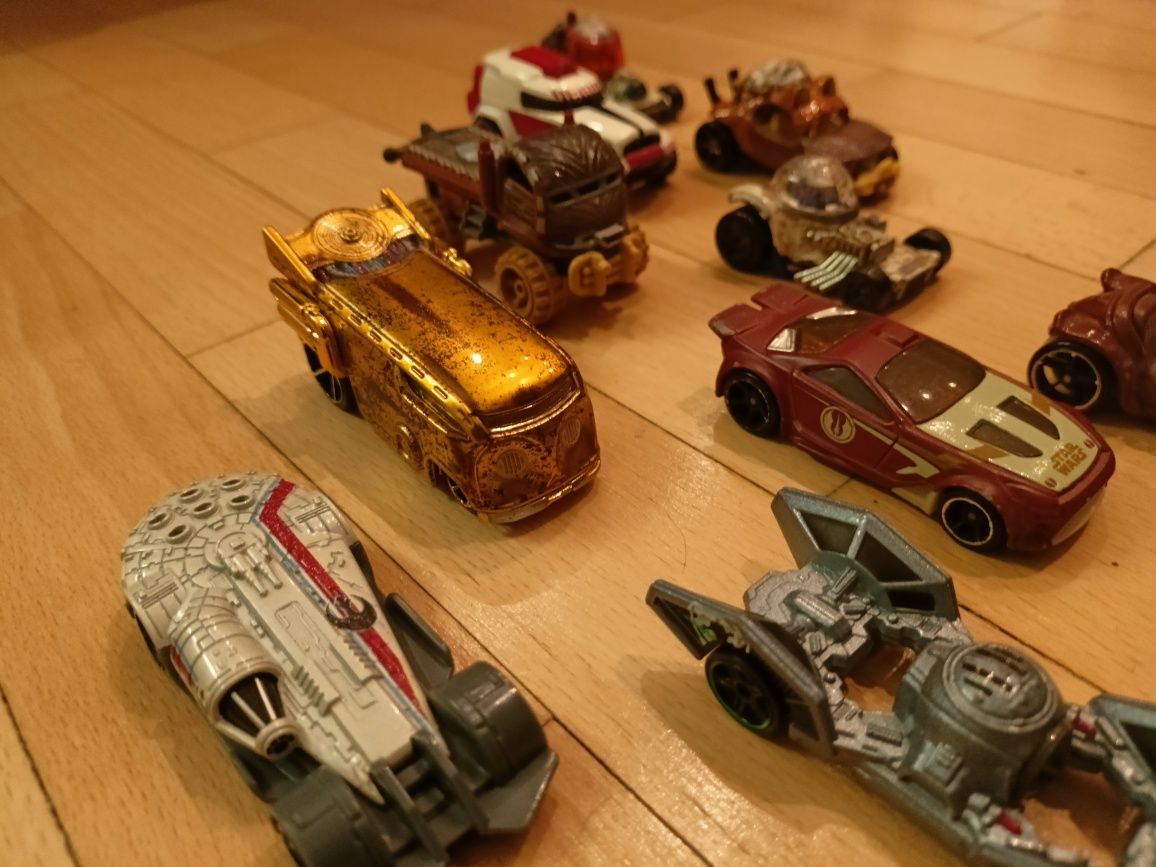 Okazja! 11 sztuk Hot Wheels Star Wars ! Resoraki - stan ! Polecam