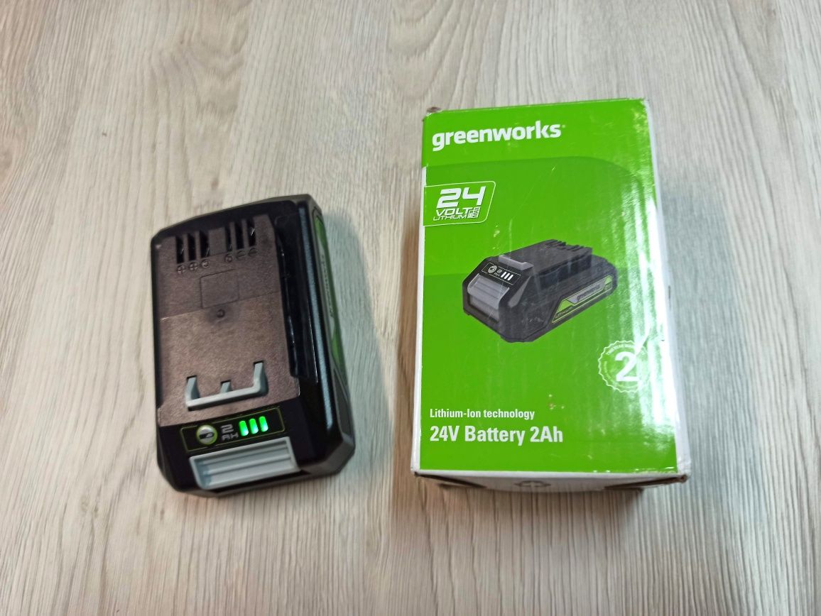 Kosiarka akumulatorowa Greenworks GD24LM33 z 2x aku i ładowarka
