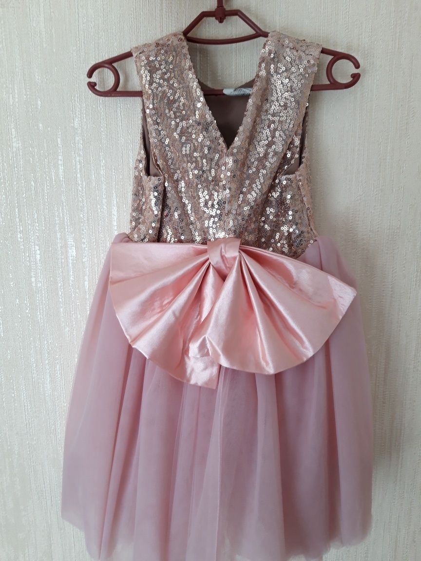 Сукня (платье) для дівчинки 80-86 см на рік Exlusive