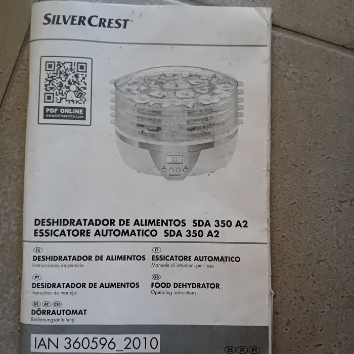 Desidratador de alimentos Silvercrest