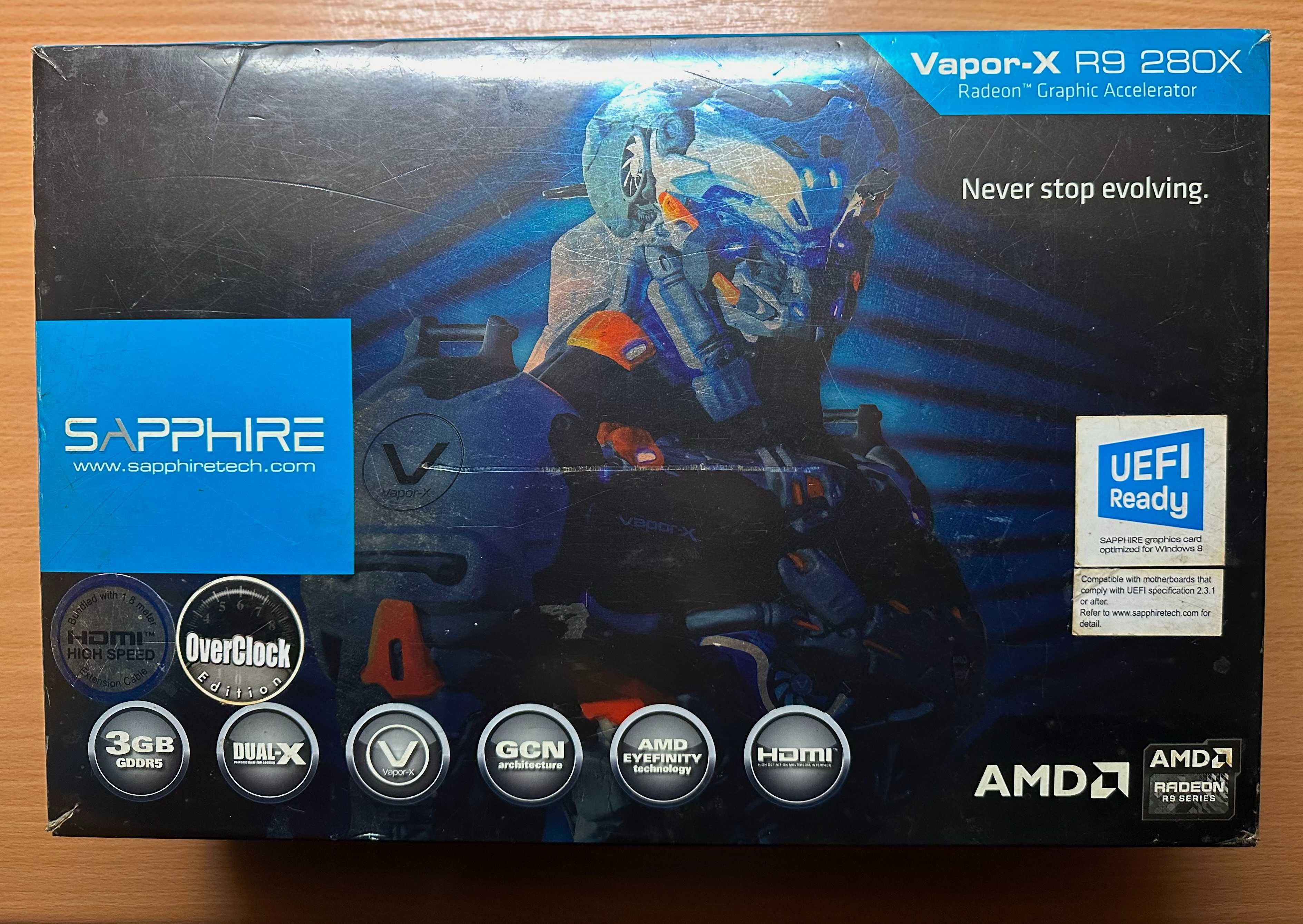 Super karta graficzna Radeon VAPOR-X R9 280X 3GB oc