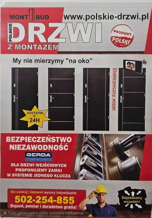Drzwi wejściowe antywyważeniowe-niska cena