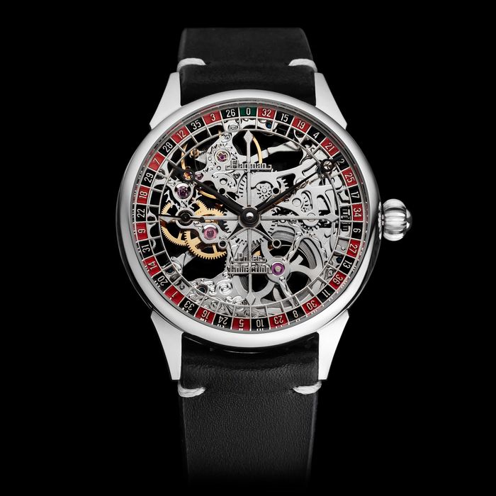 Годинник Казино чоловічий механічний наручний Скелетон годинник