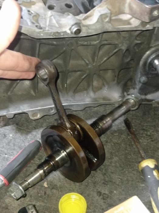 Колінвал honda dio 27 товстий вал