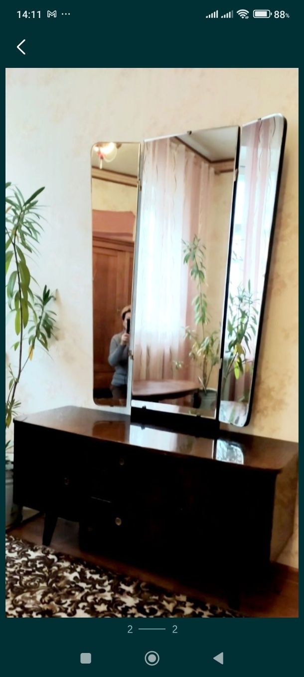Трюмо винтаж зеркало тумба