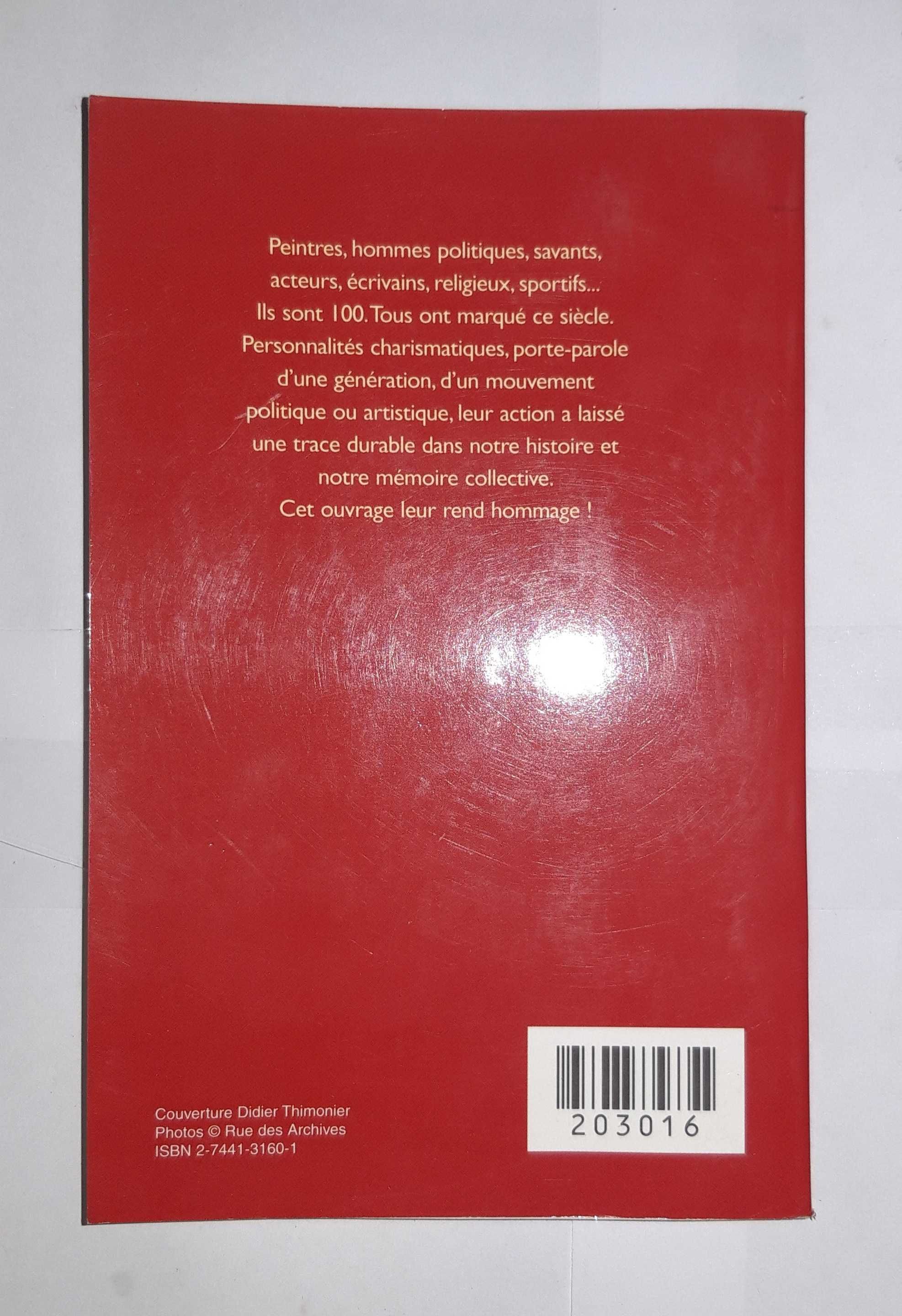 Livro Ref Par1 - Franck Jamet - Les 100 Personnages du XX siècle