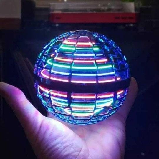 Літаюча куля спіннер, що світиться FlyNova pro Gyrosphere іграшка м'яч