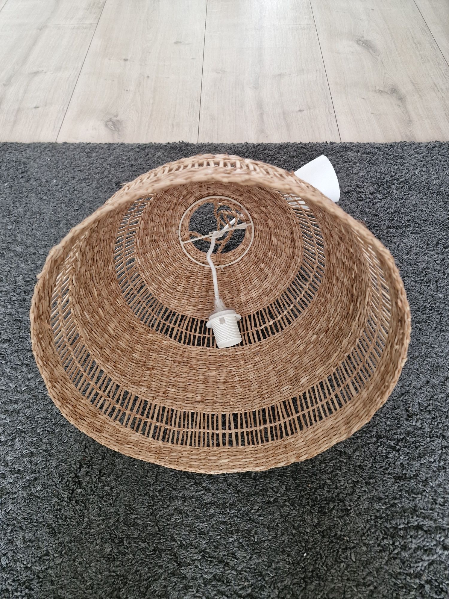 Lampa wisząca IKEA Torared/Hemma rattan, bambus, wiklina